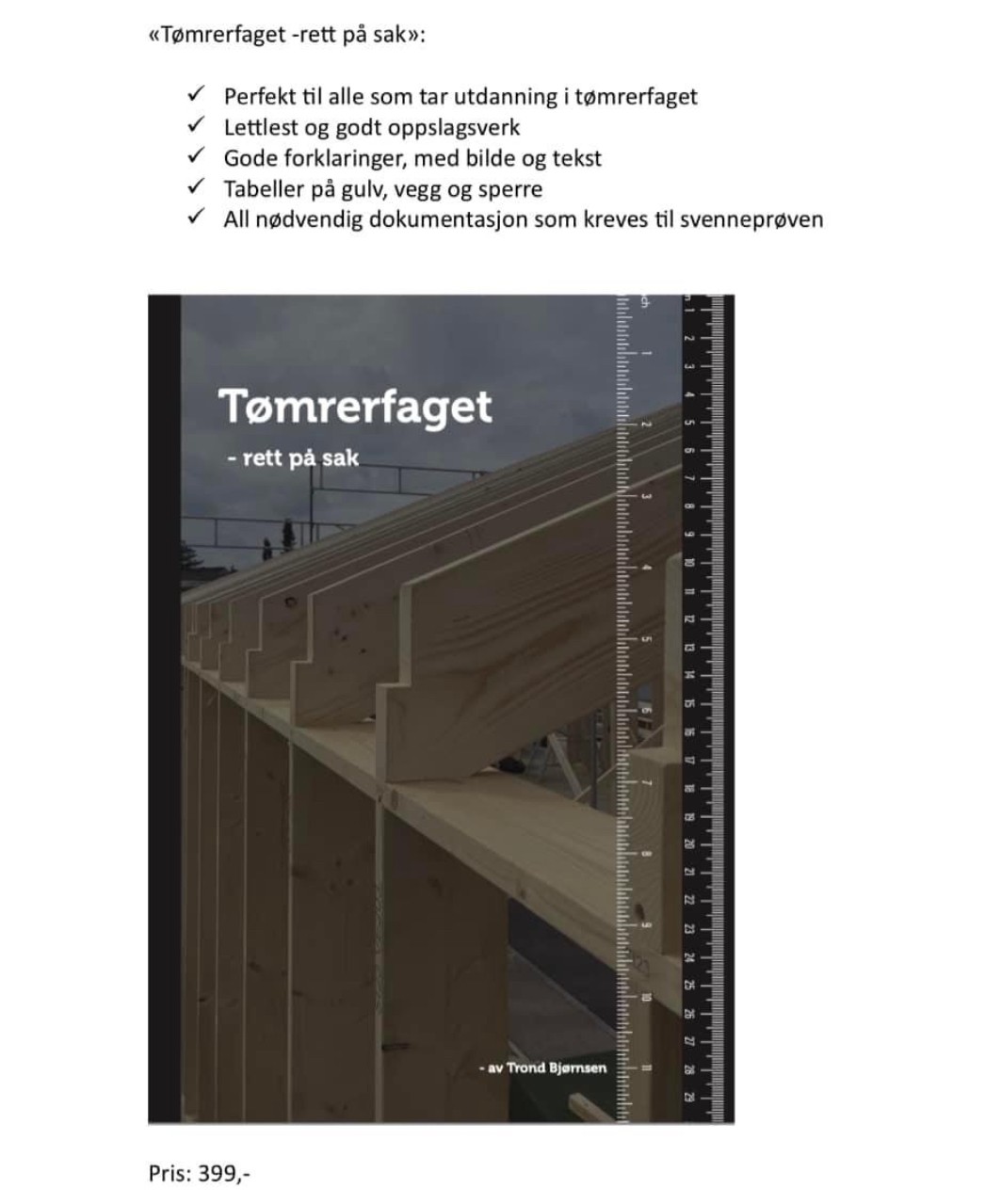 Tømrerfaget - Rett på sak