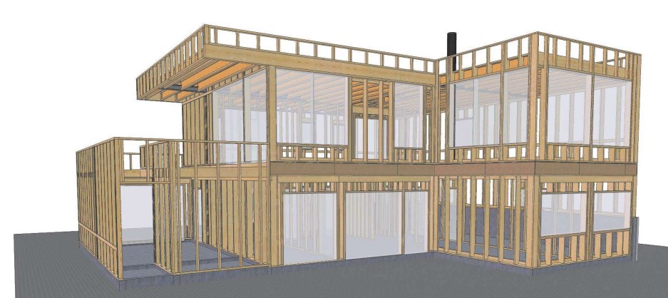 Slik ser pre-cut tegninger ut -  byggeplassmappen