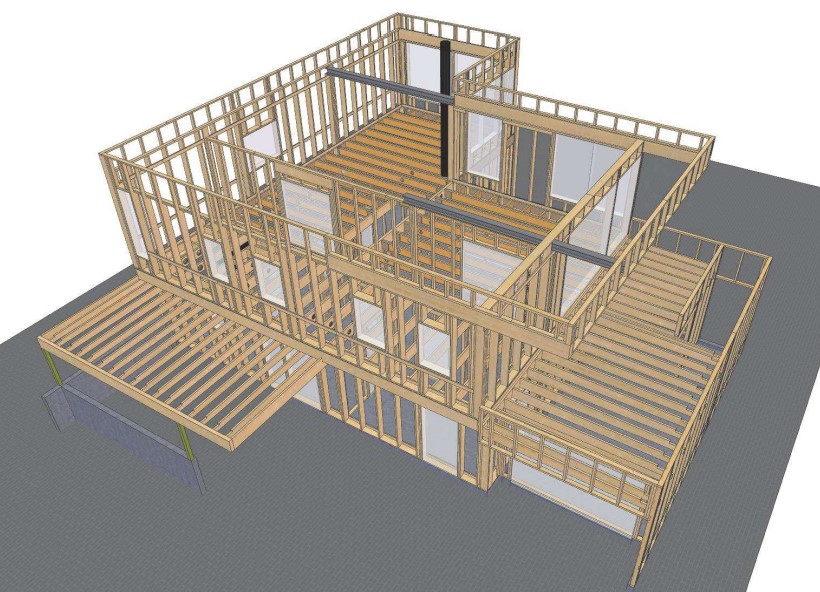 Slik ser pre-cut tegninger ut -  byggeplassmappen